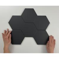 Cifre Ceramica Hexagon Timeless wand- en vloertegel - 15x17cm - 9mm - Zeshoek - Zwart mat SW07311860-2
