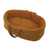 Poppendraagmand Ochre Mousseline