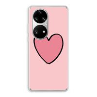 Hartje: Huawei P50 Pro Transparant Hoesje