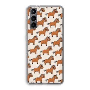 Pony: Samsung Galaxy S21 Transparant Hoesje