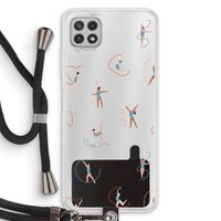 Dancing #3: Samsung Galaxy A22 4G Transparant Hoesje met koord