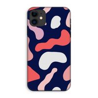 Memphis Shapes Pink: iPhone 11 Tough Case