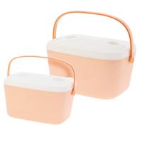 Koelboxen set - roze - 15 en 30 liter - 2 stuks - koelboxen