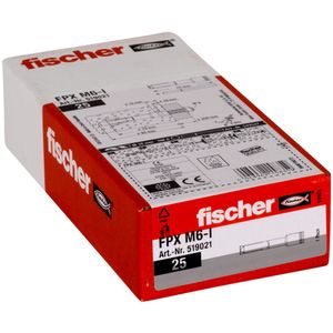 Fischer Fischer Deutschl. Gasbetonanker 75 mm 10 mm 519021 25 stuk(s)