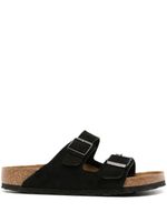 Birkenstock sandales Arizona en daim - Noir - thumbnail