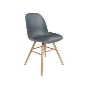 Zuiver Albert Kuip Eetkamerstoelen Donkergrijs - Set van 2