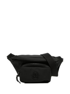 Moncler sac banane Durance à patch logo - Noir