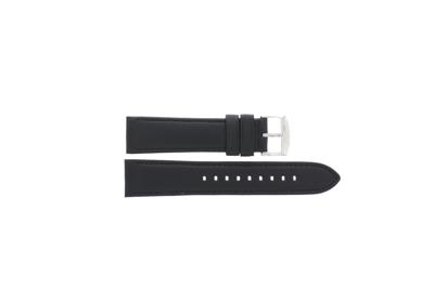 Horlogeband Armani AR1733 Leder Zwart 20mm