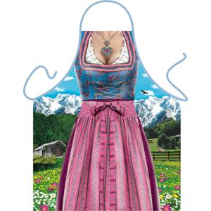 Carnaval verkleed keuken of bbq schort - Oktoberfest Dirndl jurkje - cadeau - Dames