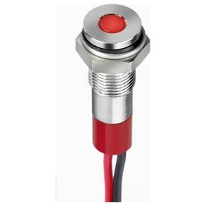 APEM Q6F3CXXR24E LED-signaallamp Rood FLUSH 10 mcd