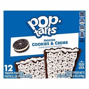 Pop-Tarts Kellogg's - Pop-Tarts Frosted Cookies & Creme 576 Gram