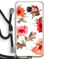 Roosjes: Samsung Galaxy A5 (2016) Transparant Hoesje met koord