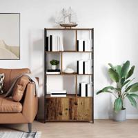 Boekenkast Oud hout 80 x 30 x 155,5 cm Bewerkt hout