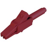 SKS Hirschmann MA 260 SH rt Veiligheids-krokodilklem Steekaansluiting 4 mm CAT II 300 V Rood