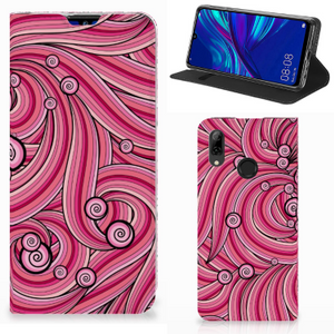 Huawei P Smart (2019) Bookcase Swirl Pink