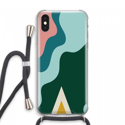 Noor B: iPhone XS Max Transparant Hoesje met koord