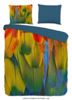 Pure Dekbedovertrek Micropercal Rainbow Feathers - multi 240x200/220cm