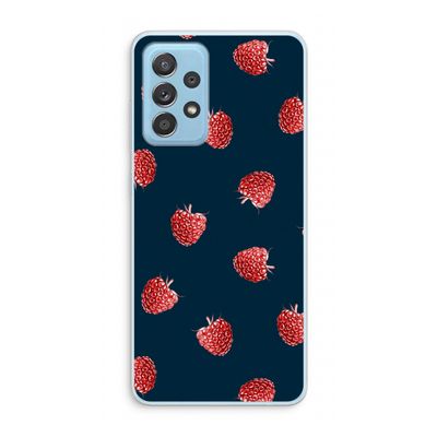 Framboosjes: Samsung Galaxy A73 Transparant Hoesje
