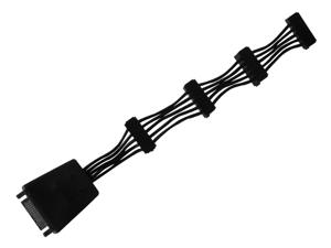 SilverStone SST-CP06-E4, 1x 15-Pin-SATA > 4x 15-Pin-SATA kabel