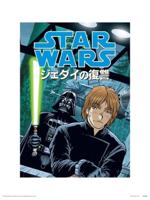 Kunstdruk Star Wars Dark Side Anime 30x40cm