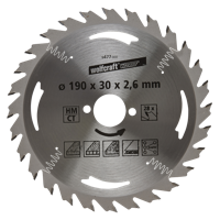 Wolfcraft Handcirkelzaagblad | HM | 28 Zähne | Ø190mm | 1 stuk - 6477000