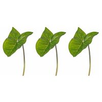 Kunstbloemen bladgroen tak 53 cm - thumbnail