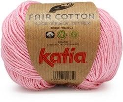 Katia Fair Cotton 009 Kauwgom roze