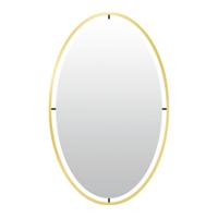 Len-Fra wandspiegel salem goudkleurig 60 cm | 2 stuks