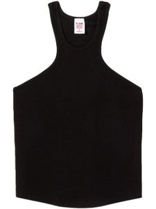 RE/DONE débardeur Racer Tank en coton - Noir