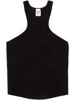 RE/DONE débardeur Racer Tank en coton - Noir