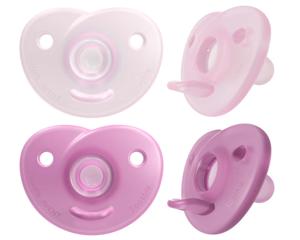 Philips AVENT SCF099/22 fopspeen Ultra-zachte fopspeen Orthodontisch Silicone Paars