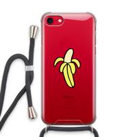 Banana: iPhone SE 2020 Transparant Hoesje met koord