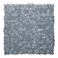 Douchemat antislip Stones 53x53cm grijs