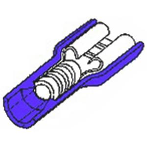 Molex 190050005 Platte stekker (female) 1 stuk(s) Bulk