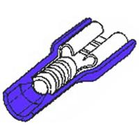 Molex 190050005 Platte stekker (female) 1 stuk(s) Bulk