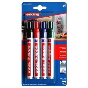 Edding stift 3000 assorti 4 stuks