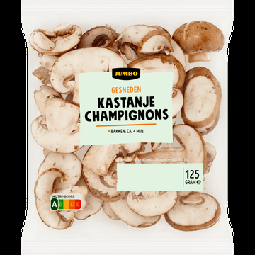 Jumbo Gesneden Kastanjechampignons 125 g