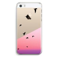 Fly away: iPhone 5 / 5S / SE Transparant Hoesje