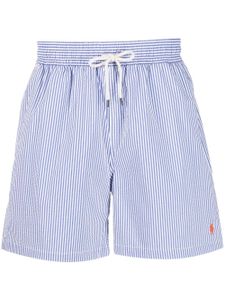 Polo Ralph Lauren short de bain à rayures - Bleu