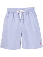 Polo Ralph Lauren short de bain à rayures - Bleu