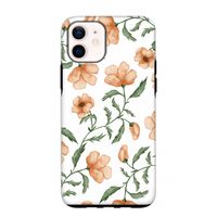 Peachy flowers: iPhone 12 mini Tough Case