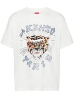 Kenzo t-shirt à motif tête de tigre signature - Blanc