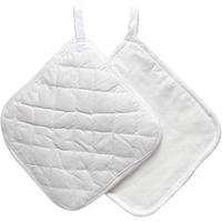 Creativ Company Pannenlappen, afm 20x20 cm, 145 gr, wit, 1 paar