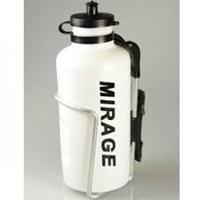 Mirage Bidon wit m/houder