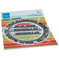 Marianne Design • craftable vrolijk pasen cirkel by marleen