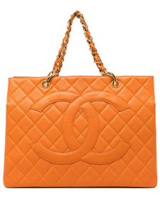 CHANEL Pre-Owned sac à main matelassé à logo CC (1997) - Orange