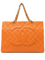 CHANEL Pre-Owned sac à main matelassé à logo CC (1997) - Orange - thumbnail