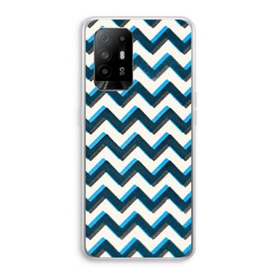 Onderbroken lijn: Oppo A94 5G Transparant Hoesje