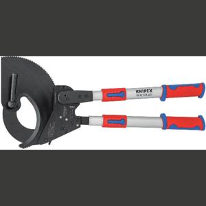 Knipex Knipex-Werk 95 32 100 Ratel-kabelsnijder Geschikt voor (striptechniek) Aluminium- en koperkabel, een- en meerdraads 100 mm 960 mm²