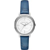 Michael Kors Dames Cinthia MK2661 zilver leer Japans quartz modehorloge